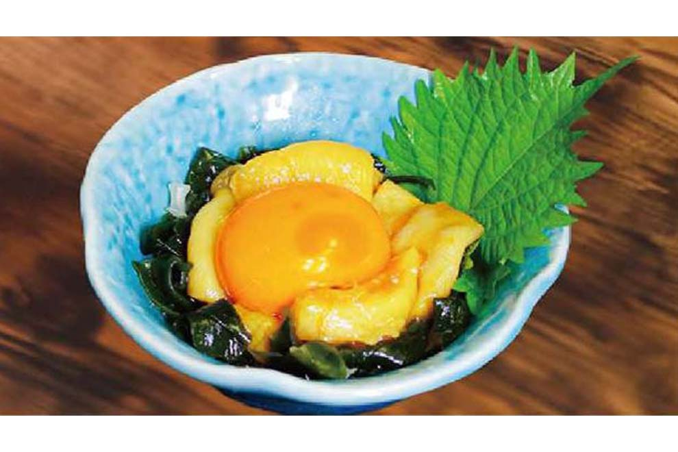 南三陸産ほやユッケ'