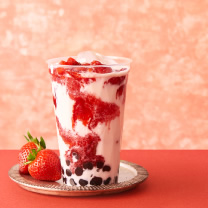 タピオカ つぶつぶイチゴミルク